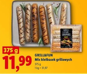 mix kiełbasek grillowych