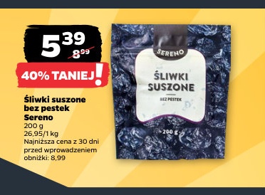 śliwki suszone bez pestek