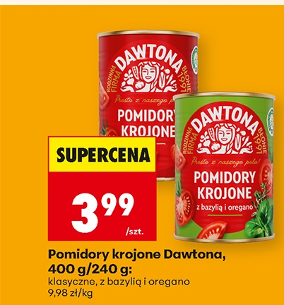 pomidory krojone z bazylią i oregano