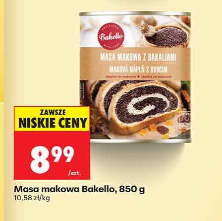 masa makowa z bakaliami