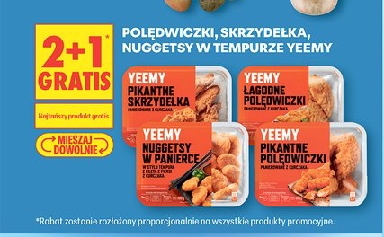chłodzone panierowane produkty z kurczaka