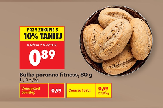 Bułka poranna fitness