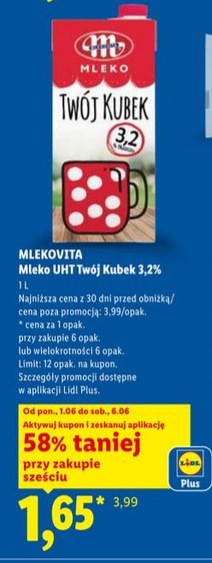 mleko UHT Twój Kubek 3,2%