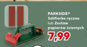szlifierka ręczna lub zestaw papierów ściernych
