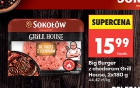 big burger z cheddarem