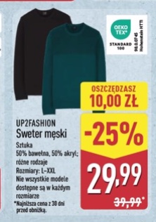 sweter męski