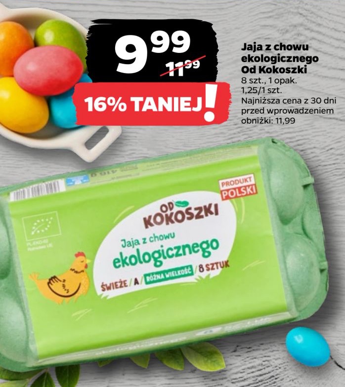 jaja z chowu ekologicznego
