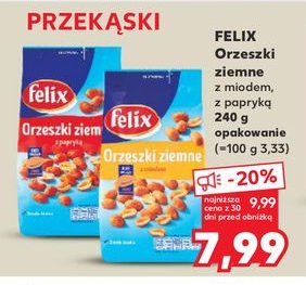 orzeszki ziemne z miodem lub z papryką