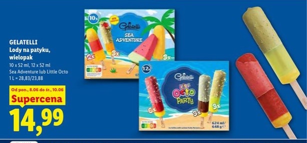 lody na patyku Little Octo Party