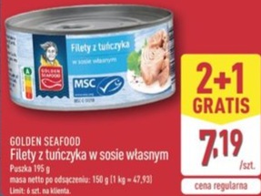 filety z tuńczyka w sosie własnym