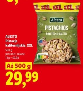 pistacje kalifornijskie prażone