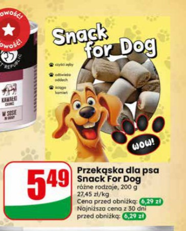 przekąska dla psa