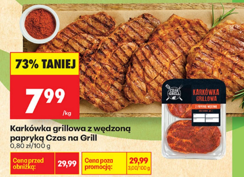 karkówka grillowa z wędzoną papryką