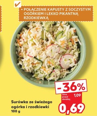 surówka ze świeżego ogórka i rzodkiewki