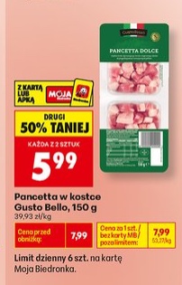 pancetta w kostce
