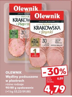 wędliny podsuszane w plastrach różne rodzaje