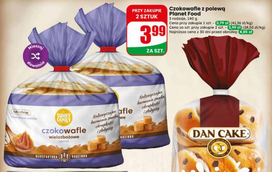 czokowafle z polewą