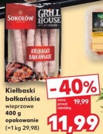 kiełbaski bałkańskie wieprzowe