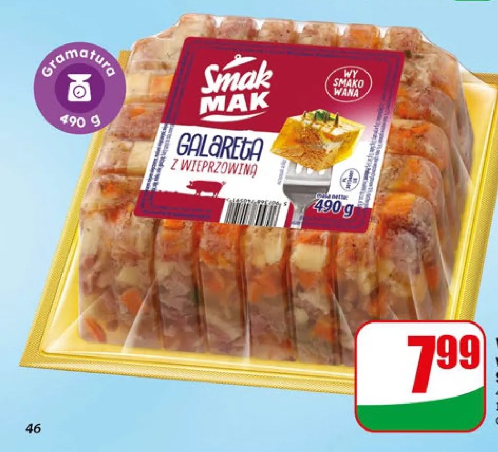 wieprzowina w galarecie kostka
