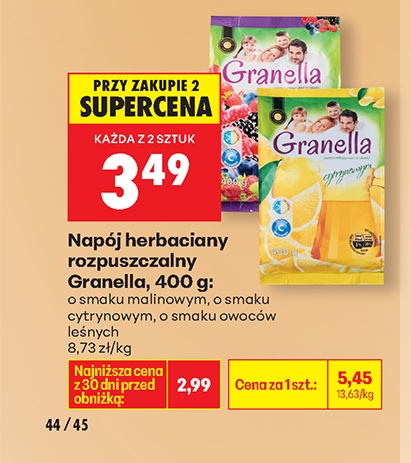 napój herbaciany rozpuszczalny owoce leśne