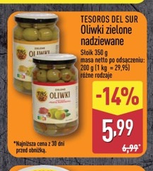 oliwki zielone nadziewane