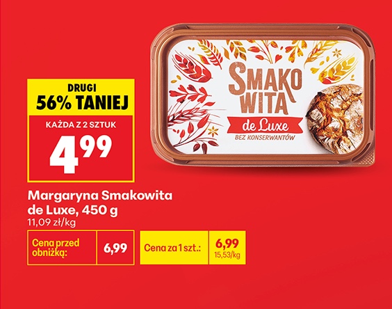 margaryna do smarowania de luxe