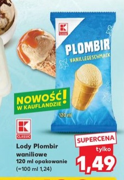 lody plombir waniliowe