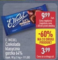 czekolada klasyczna gorzka 64%