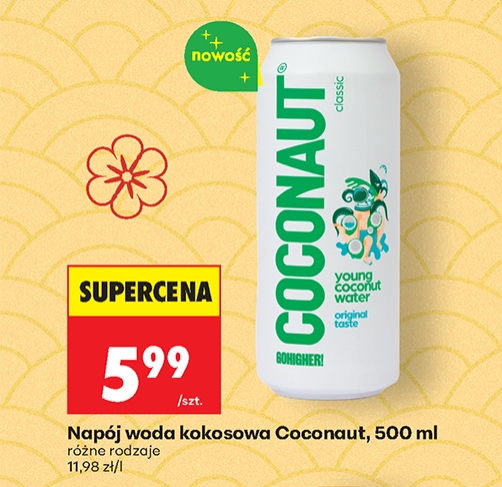 napój woda kokosowa