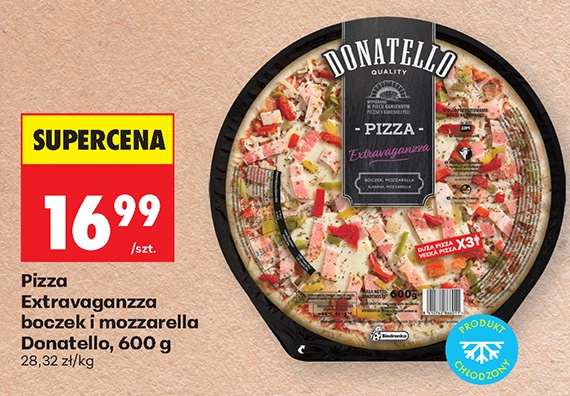 pizza Extravaganzza boczek i mozzarella