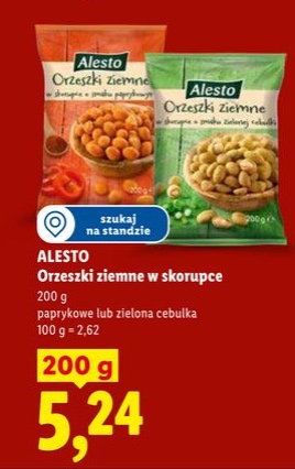 orzeszki ziemne w skorupce różne rodzaje