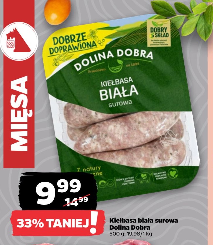 kiełbasa biała surowa