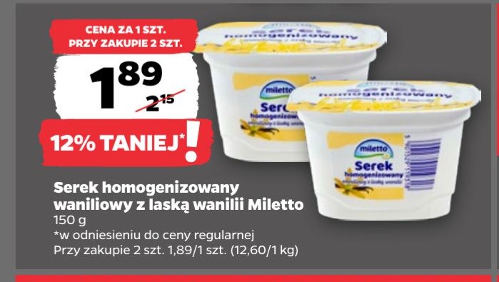 serek homogenizowany waniliowy