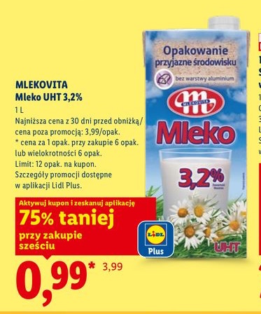 mleko UHT 3,2%