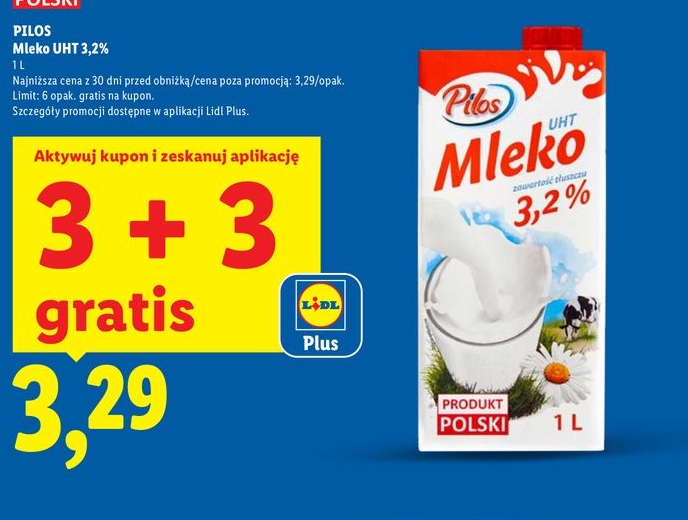 mleko UHT 3,2%