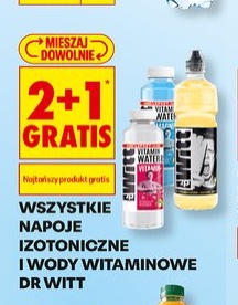 Wszystkie napoje izotoniczne i wody witaminowe