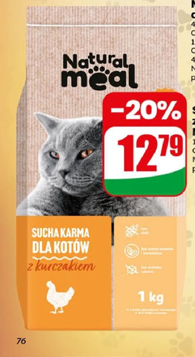 sucha karma dla kota z kurczakiem
