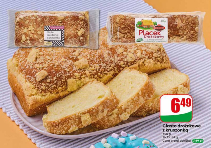 ciasto drożdżowe z kruszonką