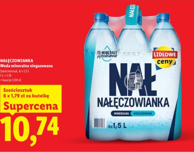 woda mineralna niegazowana