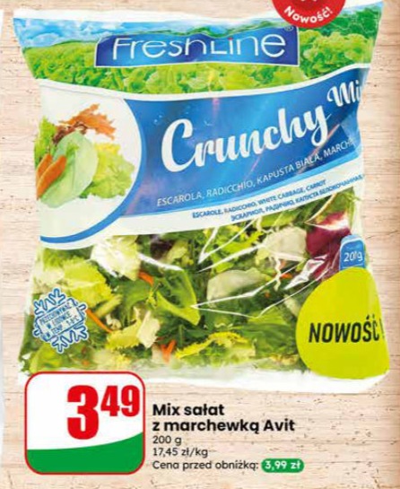 mix sałat z marchewką