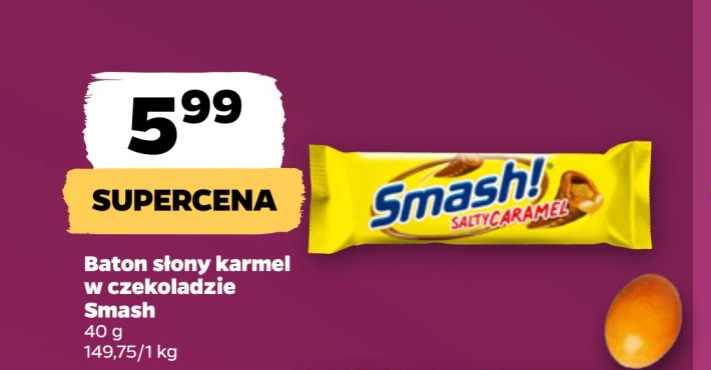 baton słony karmel w czekoladzie