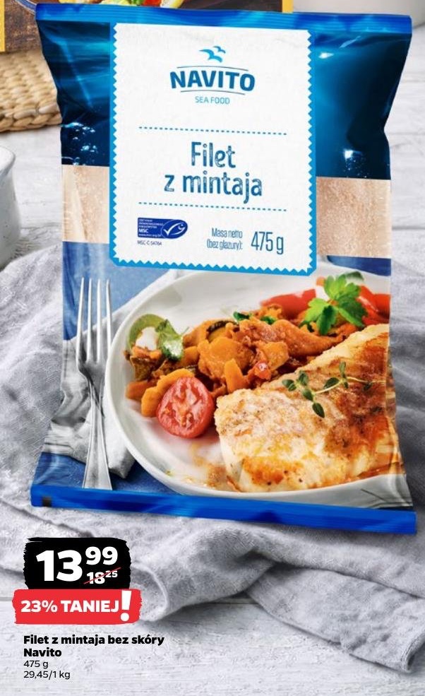 filet z mintaja bez skóry