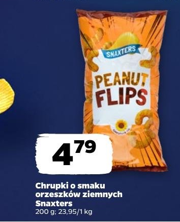 chrupki o smaku orzeszków ziemnych