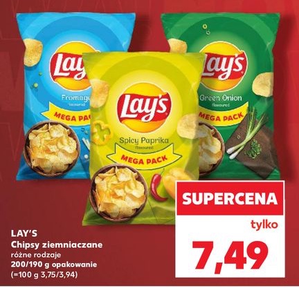chipsy ziemniaczane różne rodzaje