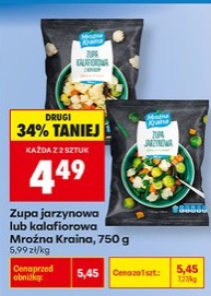 zupa jarzynowa lub kalafiorowa
