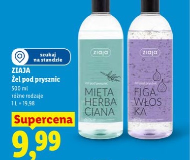 żel pod prysznic mięta herbaciana