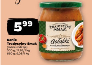 danie gotowe gołąbki w sosie pomidorowym