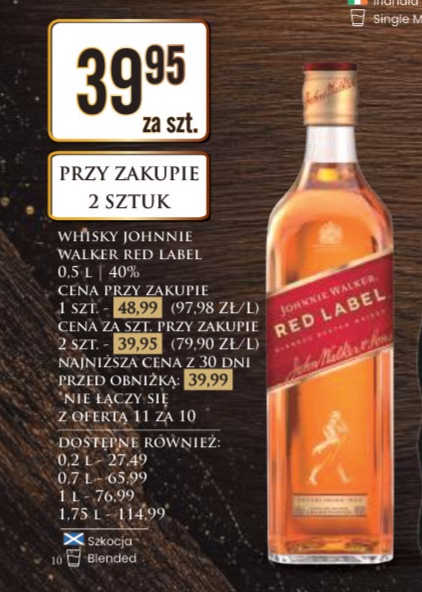 whisky red label