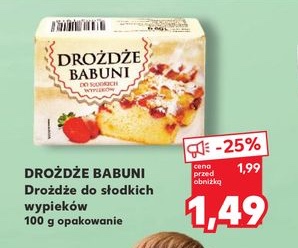 drożdże do słodkich wypieków