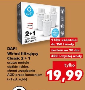 wkład filtrujący classic 2+1